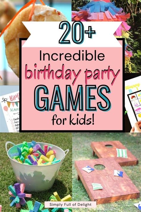 best games for birthday party